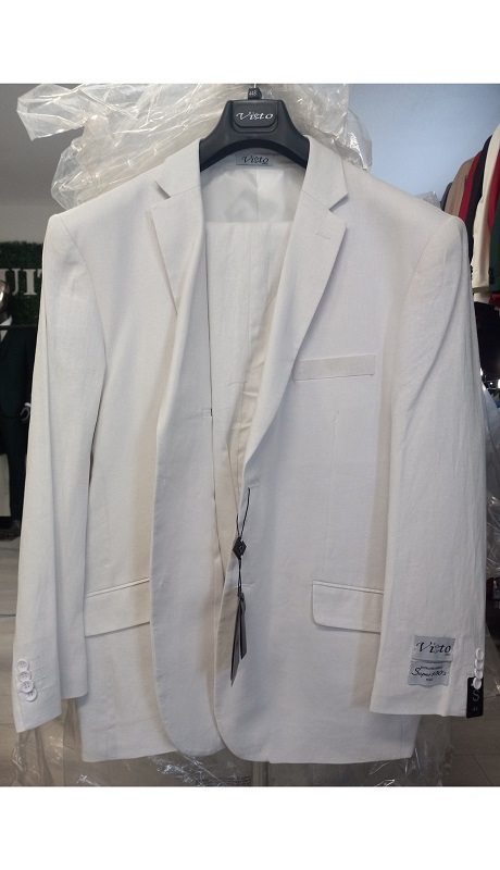 Vitto Mens Suit M180-01-WHITE
